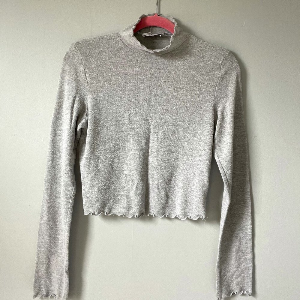 UO Out From Under turtle neck crop top